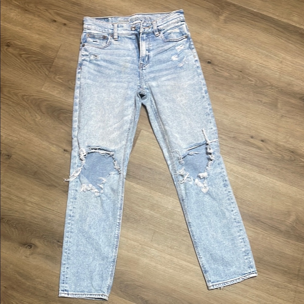 American Eagle Outfitters High Rise Blue Jeans